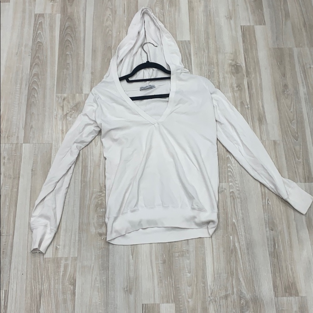 White Fitted Sweatshirt from Splendid